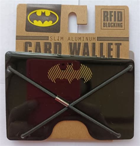 Men DC Hero Batman Aluminum Engrave RFID Blocking Clip 